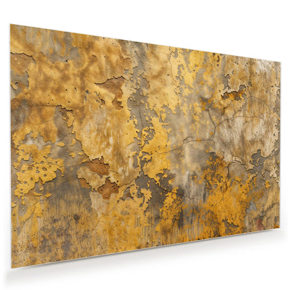 Wandbild mit dem Motiv Gelbe Patina