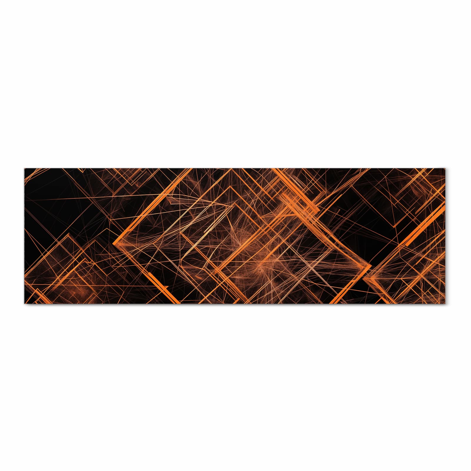 UV-beständiger Küchenteppich mit Motiv Muster des Geometrisches in Frontansicht