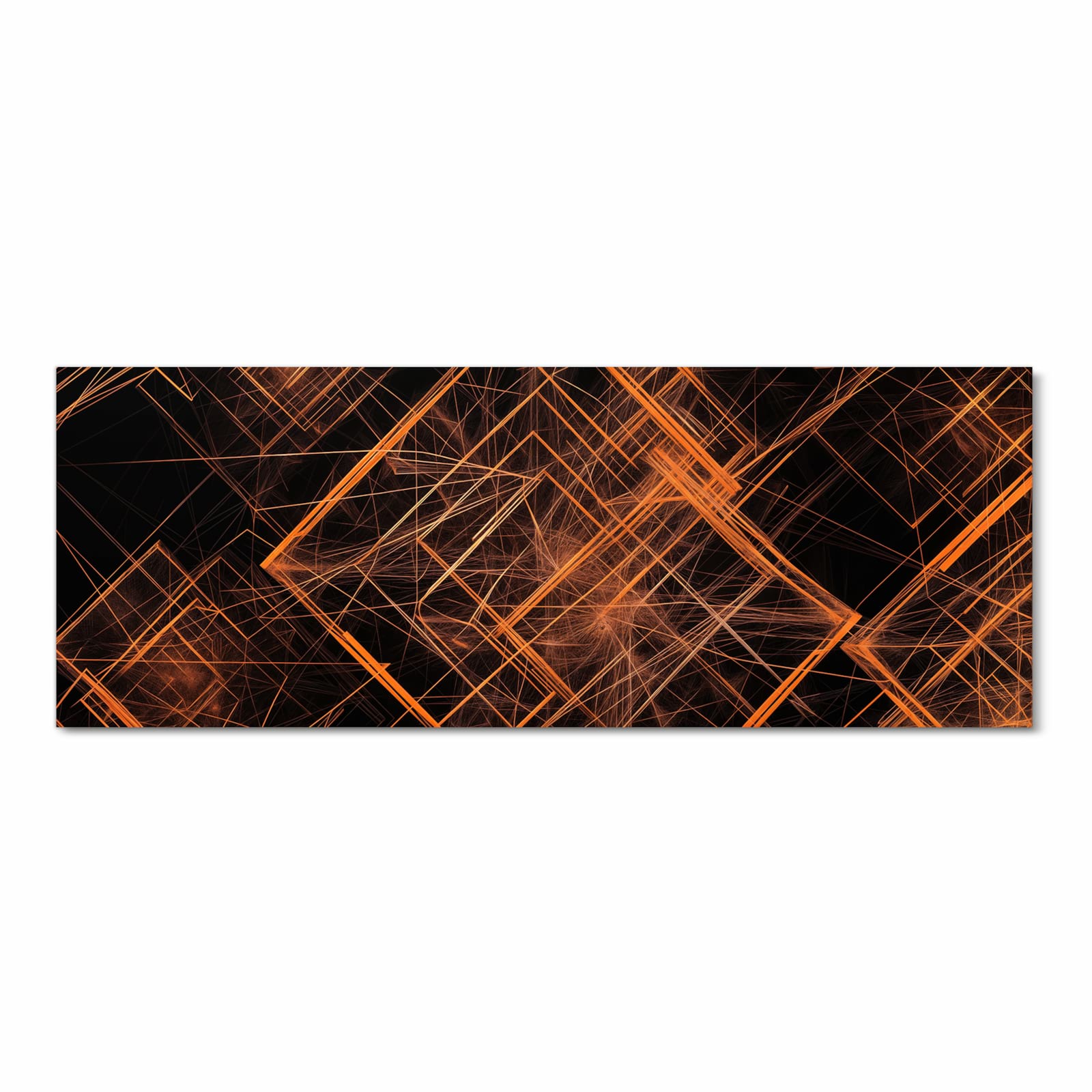 Fleckenresistenter waschbarer Küchenteppich mit Motiv Muster des Geometrisches in Frontansicht