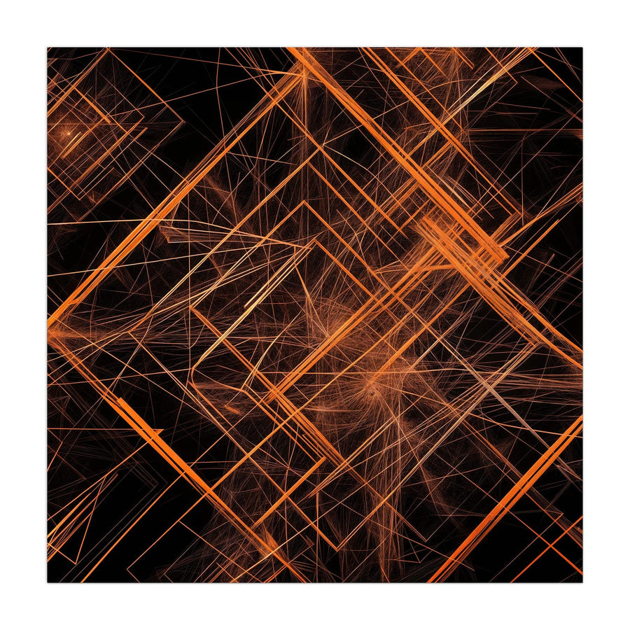 Maße Küchenrückwand Orange Lichtlinien aus Glas