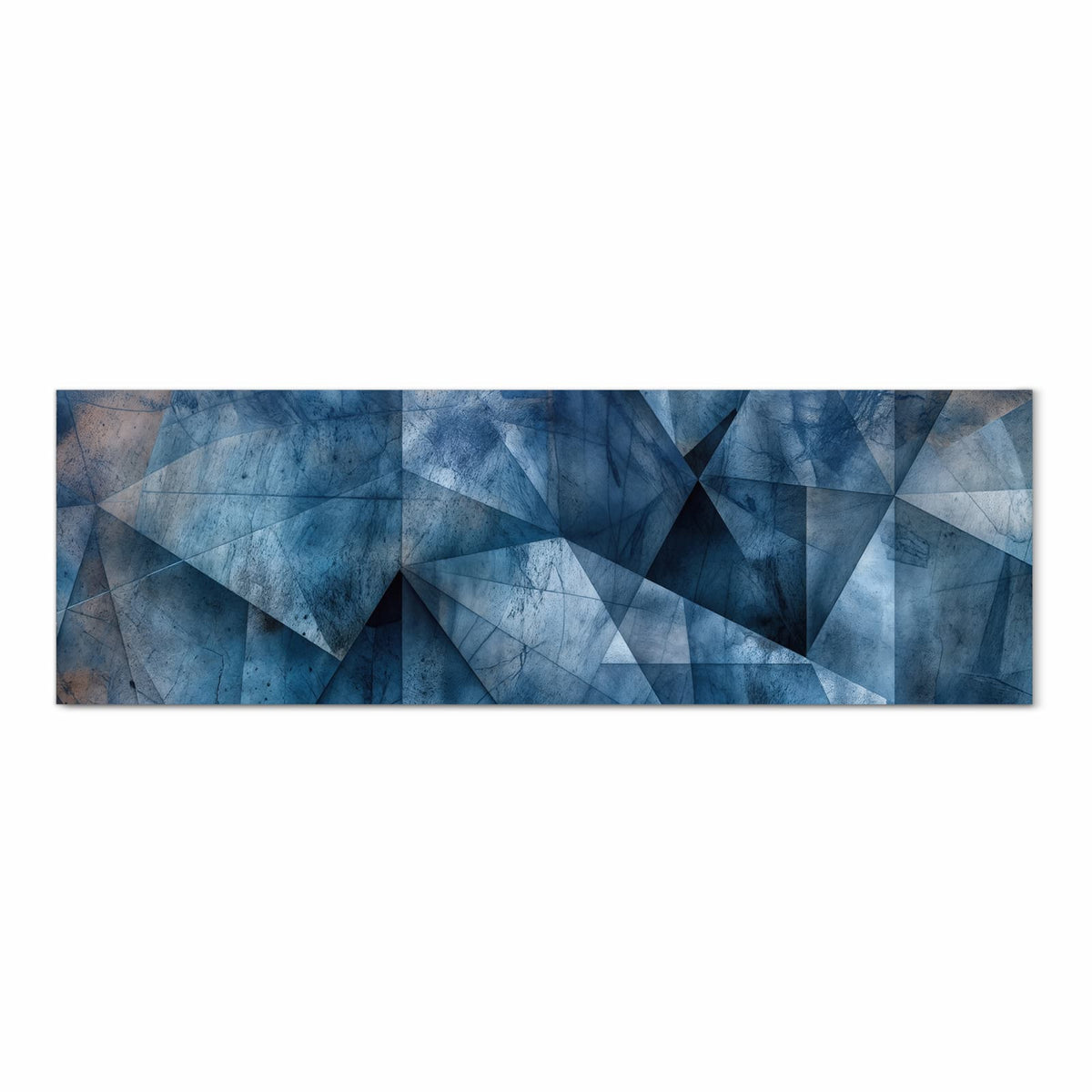 Waschbarer langer Teppich mit Motiv Geometric Pattern in Frontansicht