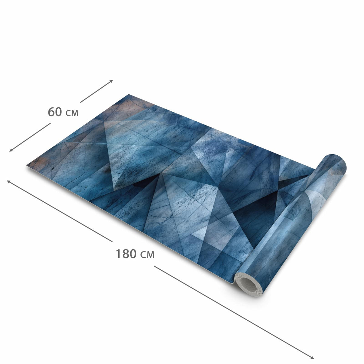 Fleckenresistenter Küchenläufer mit Motiv Geometric Pattern in der Grösse 80x200 cm