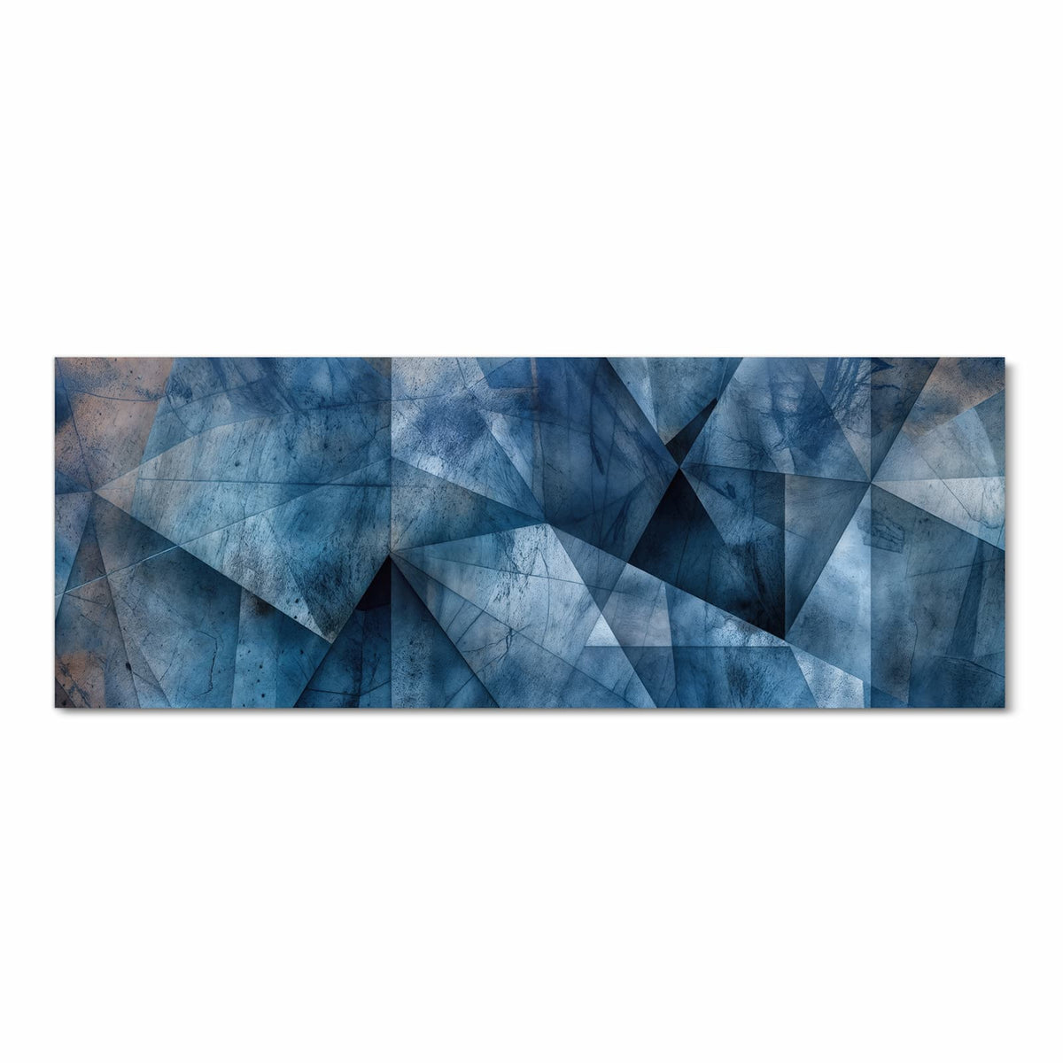 Feuchtigkeitsresistenter dünner Küchenteppich mit Motiv Geometric Pattern in Frontansicht