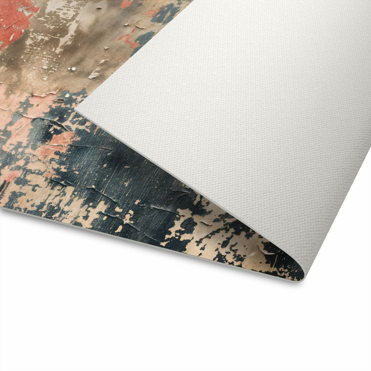 Geräuschdämpfender dünner Teppich mit Motiv Abblätternde Farbe auf Unterseite