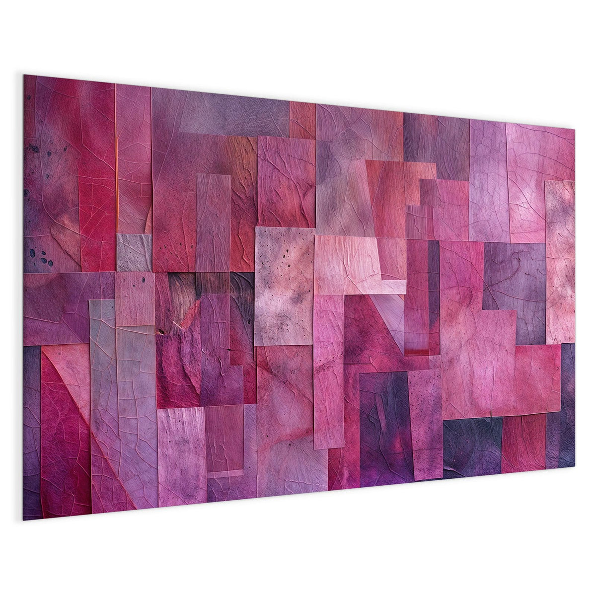 4 mm Glas statt lackiertem Blech – Magnettafel - Magenta Collage