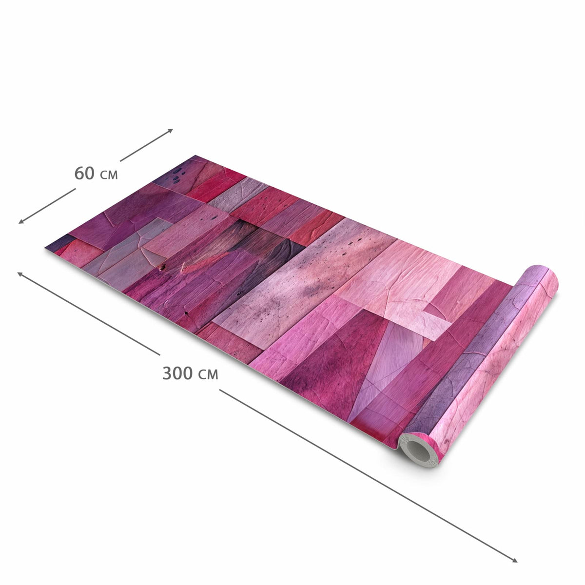 Pflegeleichter waschbarer Küchenläufer mit Motiv Abstrakte Blaetter in der Größe 60x90 cm