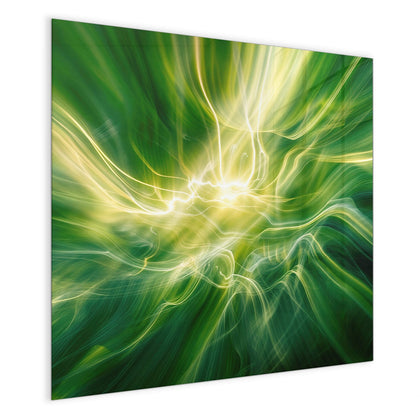 Magnettafel mit dem Motiv Grüner Lichtwirbel