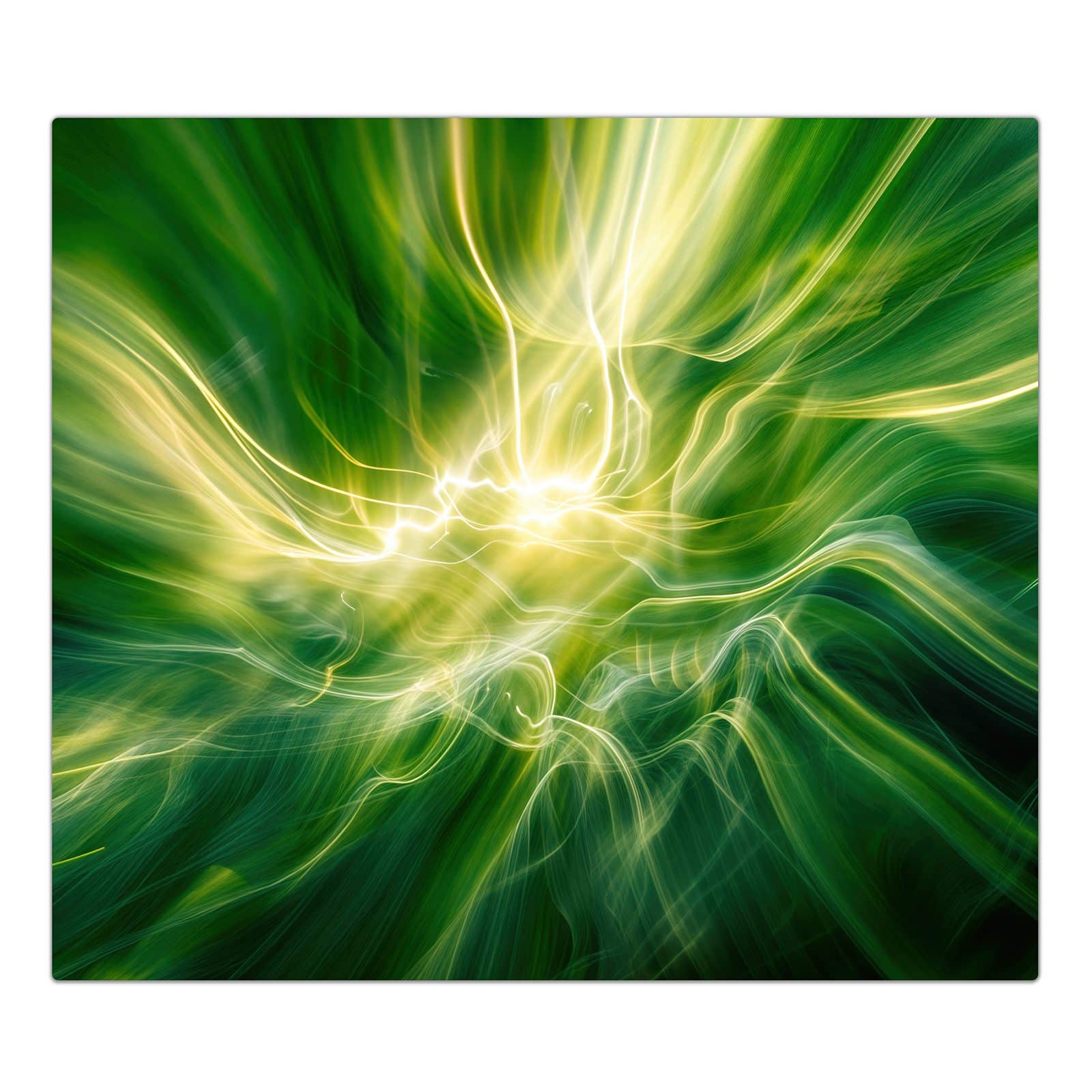 1-teilige Abdeckplatten für den Herd mit Leuchtendes Glühen-Motiv in der Frontansicht #grösse_1-Teilig (60x52cm)