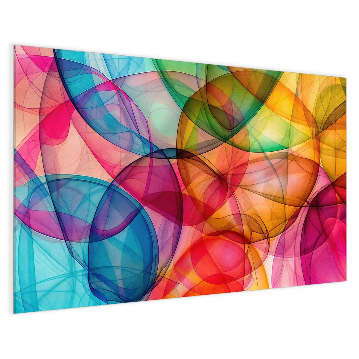4 mm Glas statt lackiertem Blech – Magnettafel - Durchscheinende Formen