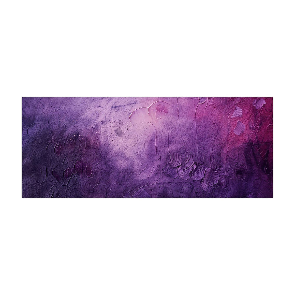 Küchenrückwand aus Glas Violetter Farbnebel im Hochformat, Motiv bildfüllend von vorn