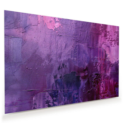 Wandbild mit dem Motiv Violette Farbschichten