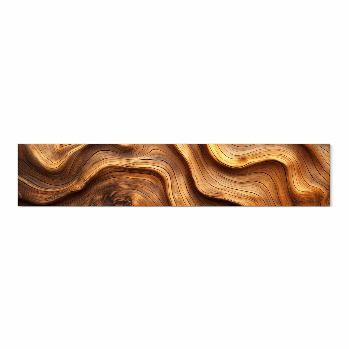 Küchenteppich mit Motiv Holzstruktur in Frontansicht für sicheres Aufbewahren