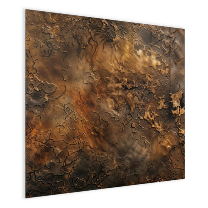 Magnettafel mit dem Motiv Dunkle Bronzepatina