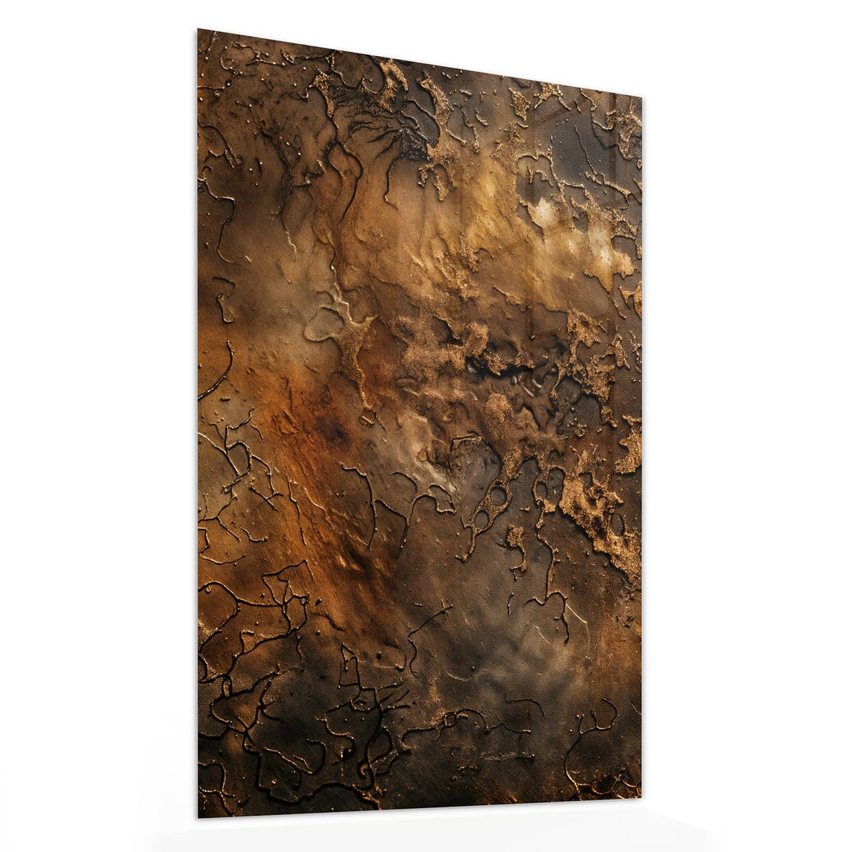 11 Größen – von 30 × 60 bis 60 × 150 cm – Wandbild - Dunkle Bronzepatina - Hochformat