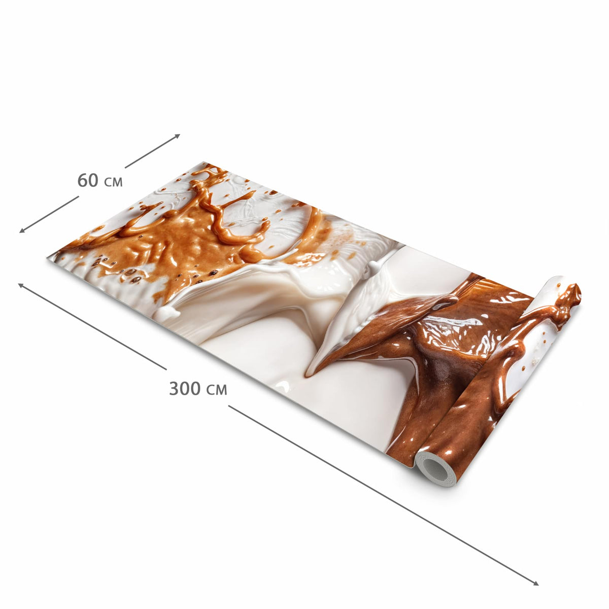 Küchenvorleger mit Motiv Herzmuster Streifen in der Grösse 90x180 cm für sichere Aufbewahrung