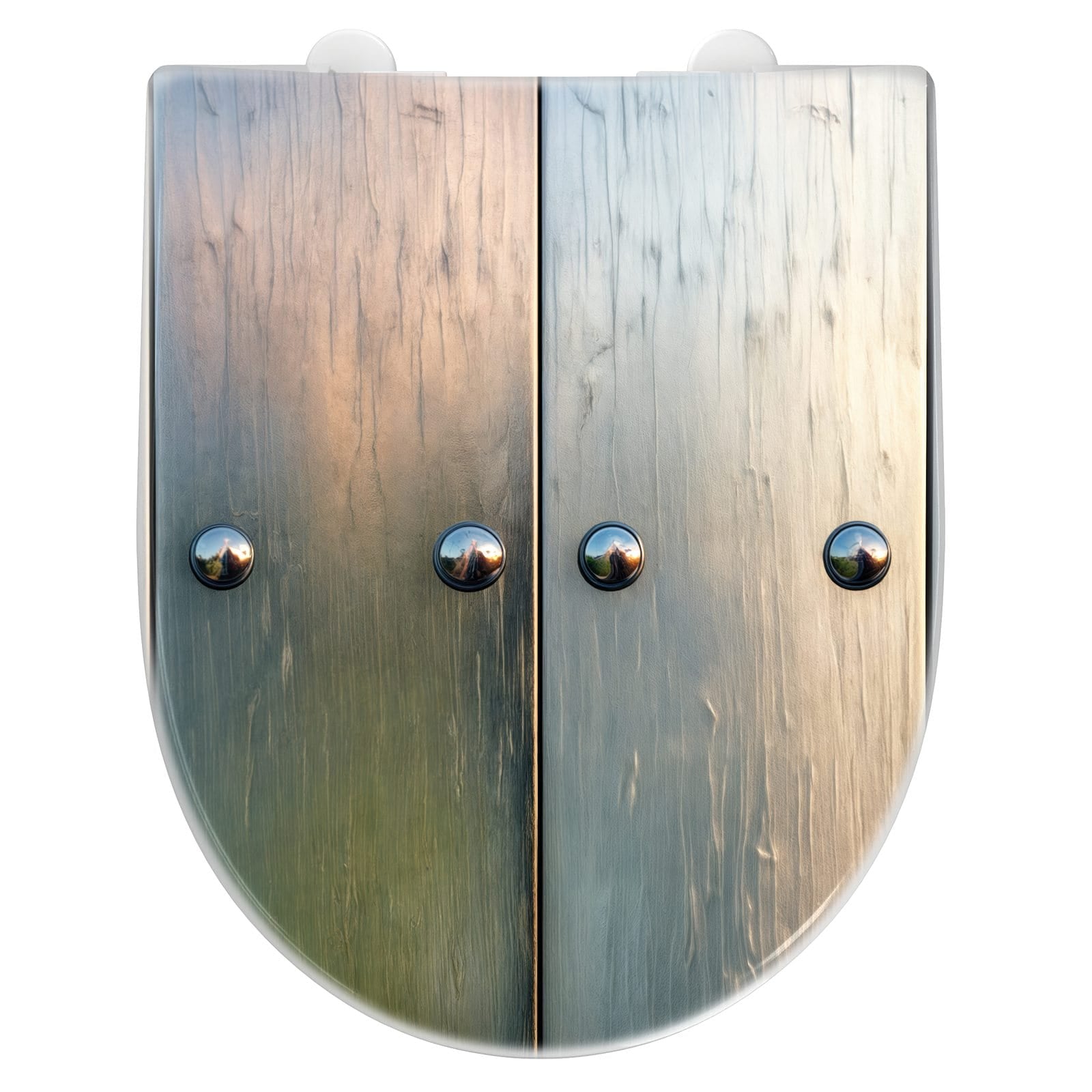WC-Sitz mit Absenkautomatik Metallene Paneele