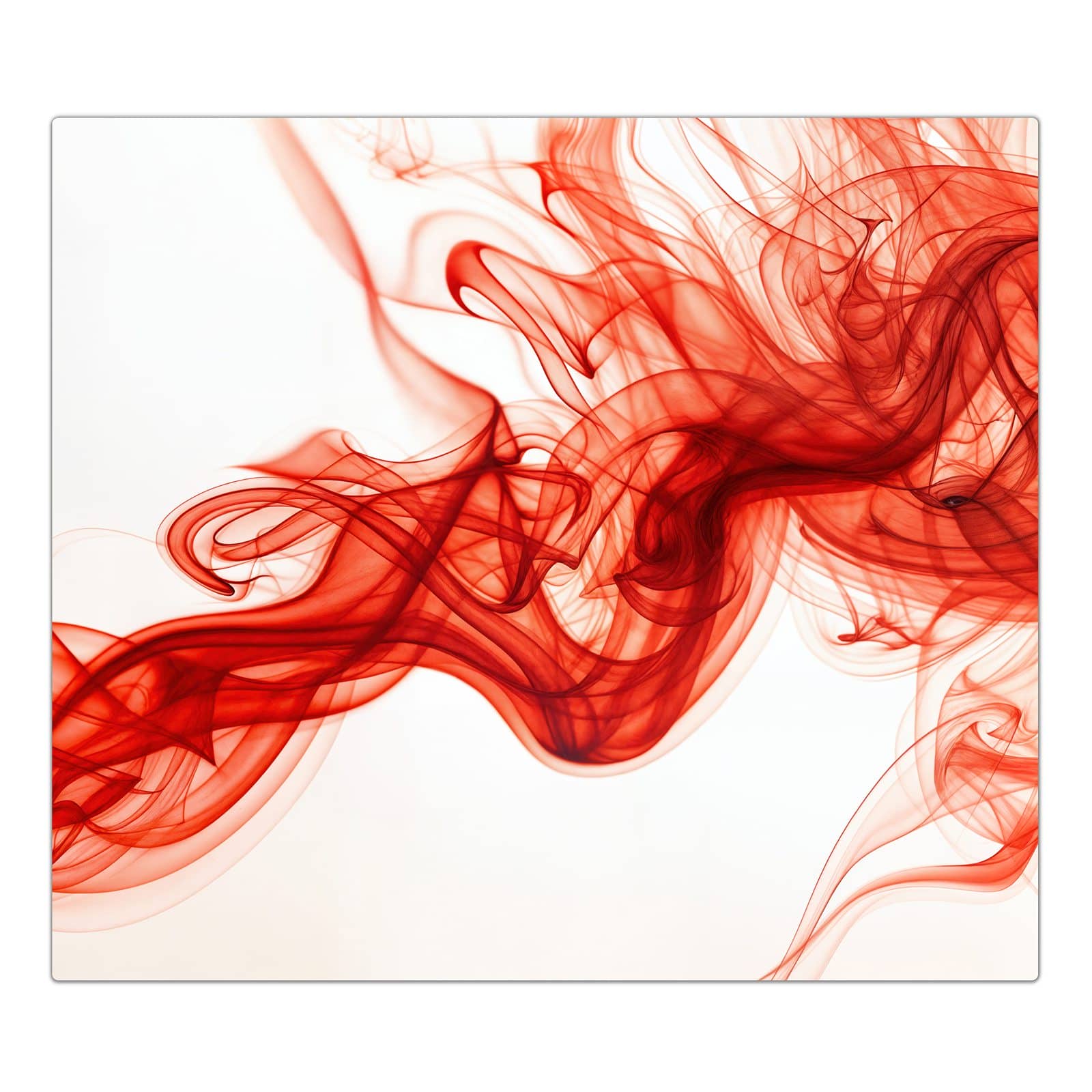 1-teilige Herdplattenabdeckung mit Abstrakter Rauch-Motiv in der Frontansicht #grösse_1-Teilig (60x52cm)
