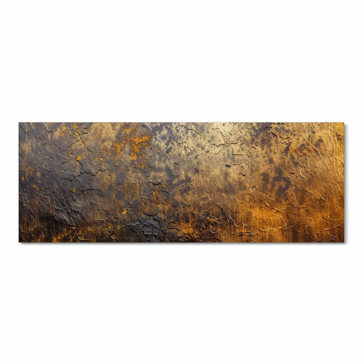 Küchenteppich mit Motiv Golden Texture in Frontansicht für sicheres Aufbewahren