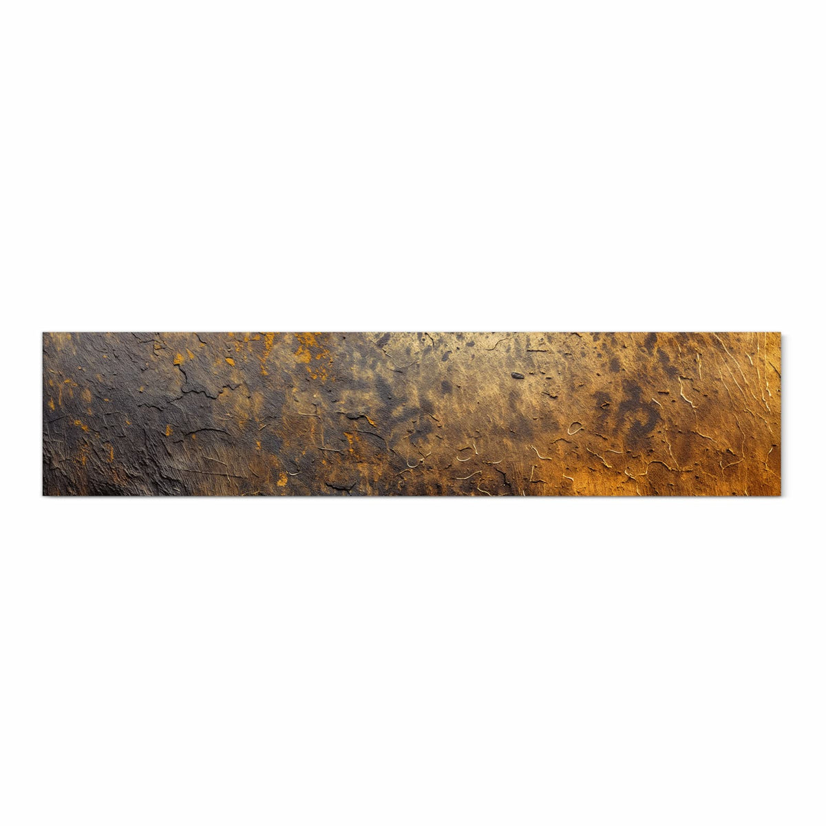 Feuchtigkeitsresistenter Küchenläufer mit Motiv Golden Texture in Frontansicht zum Waschen