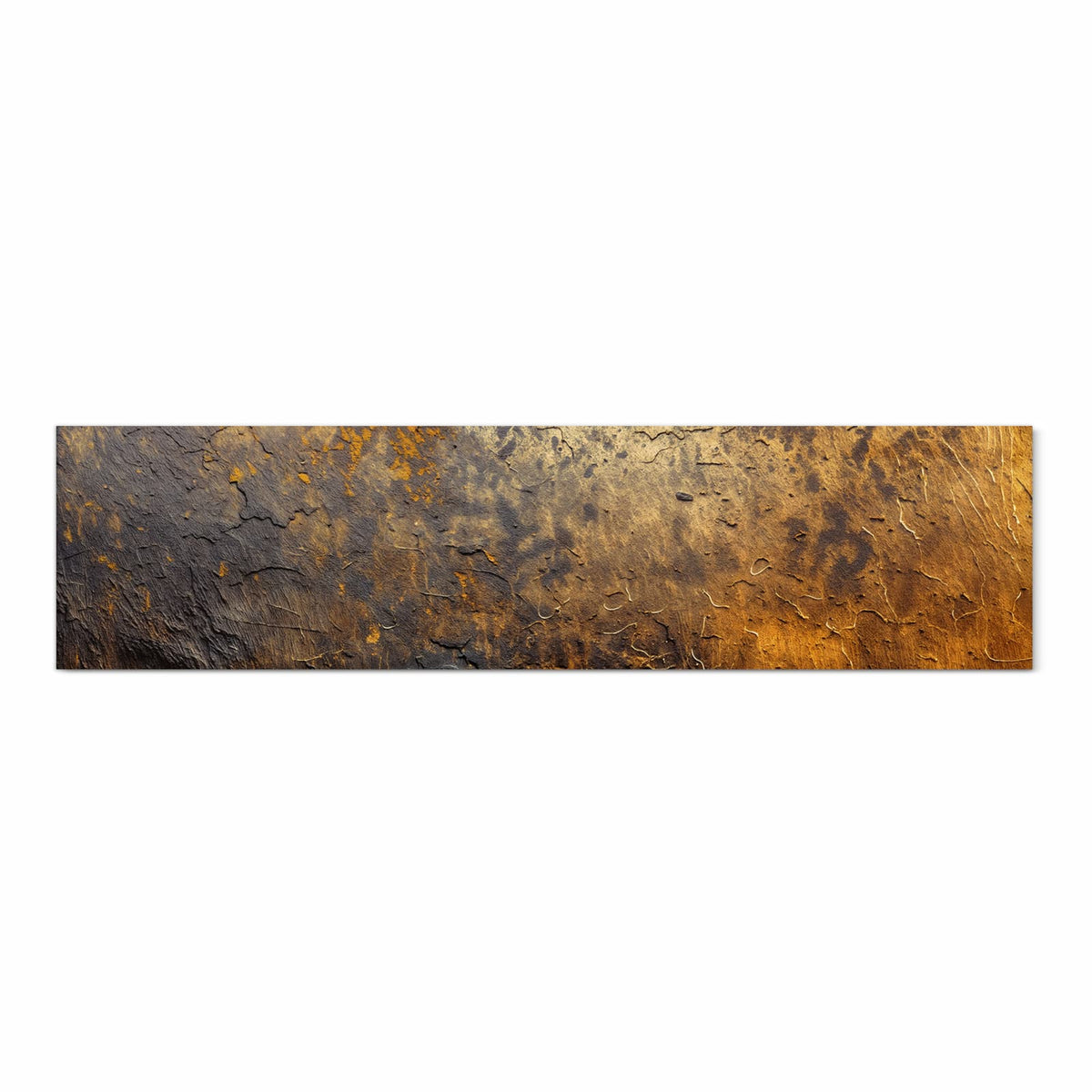 Rutschfester Küchenläufer nach Maß mit Motiv Golden Texture in Frontansicht