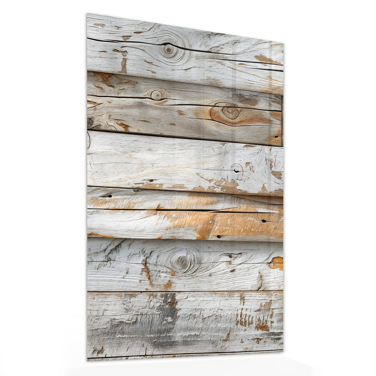 11 Größen – von 30 × 60 bis 60 × 150 cm – Wandbild - Gekalktes Altholz - Hochformat