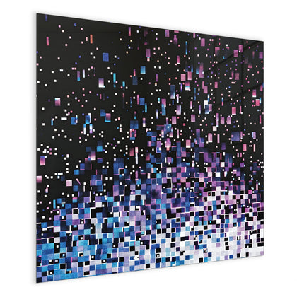 Magnettafel mit dem Motiv Pixelmuster