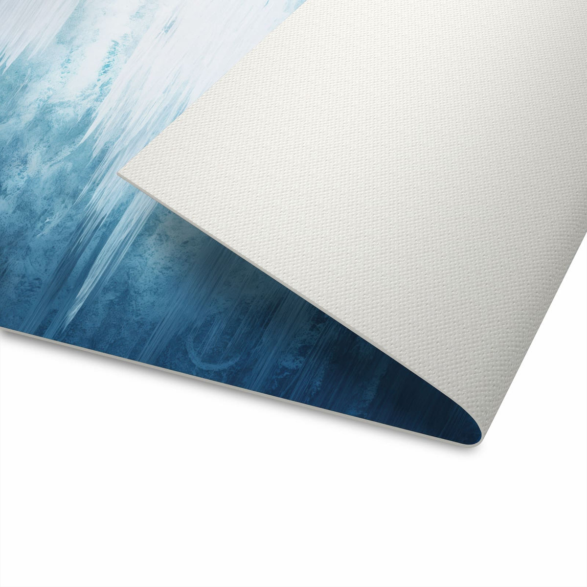 Rutschfester Küchenteppich mit Motiv Gefrorener Wasserfall für komfortables Stehen