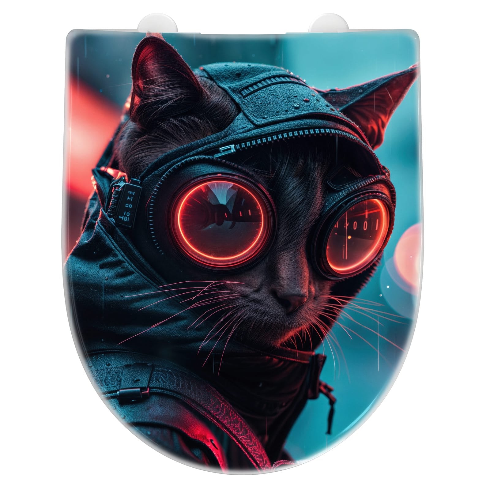 WC-Sitz mit Absenkautomatik Cyber Katze