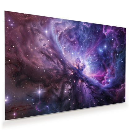 Wandbild mit dem Motiv Violetter Sternennebel