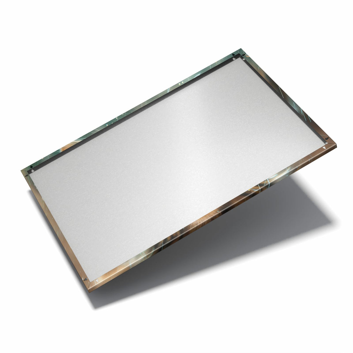Nur 7 mm – liegt eng an der Wand – Metall Magnettafel - Miauendes Kätzchen