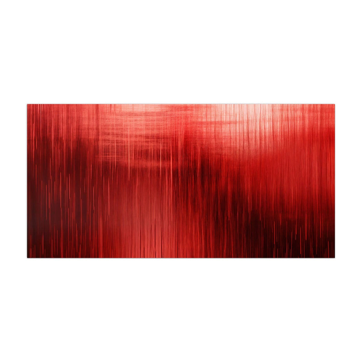 Küchenrückwand aus Glas Vertikale Linien in Rot im Hochformat, Motiv bildfüllend von vorn