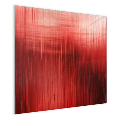 Magnettafel mit dem Motiv Vertikale Linien in Rot