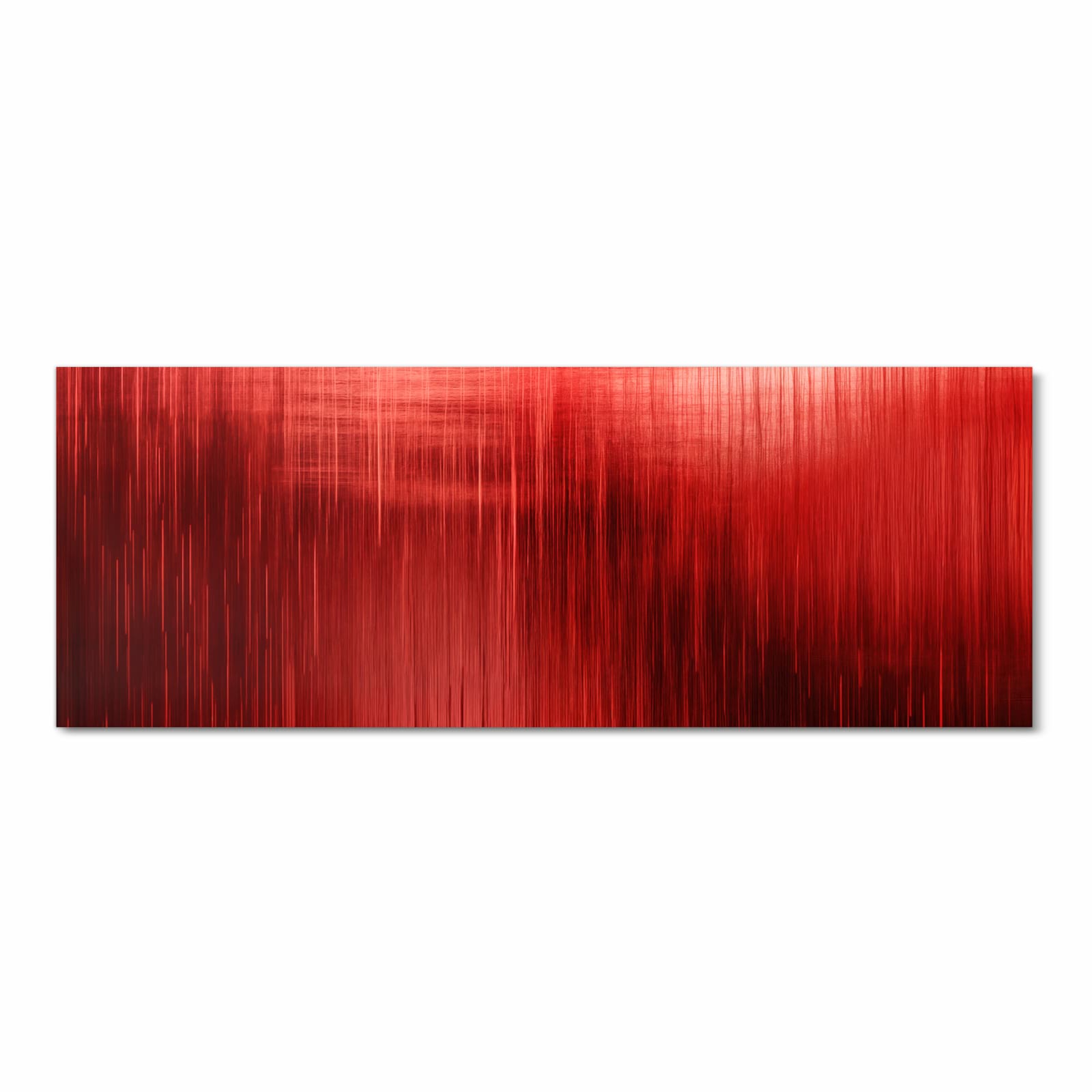 Komfortabler Küchenläufer mit Motiv Rote Textur in Frontansicht für angenehmes Stehen