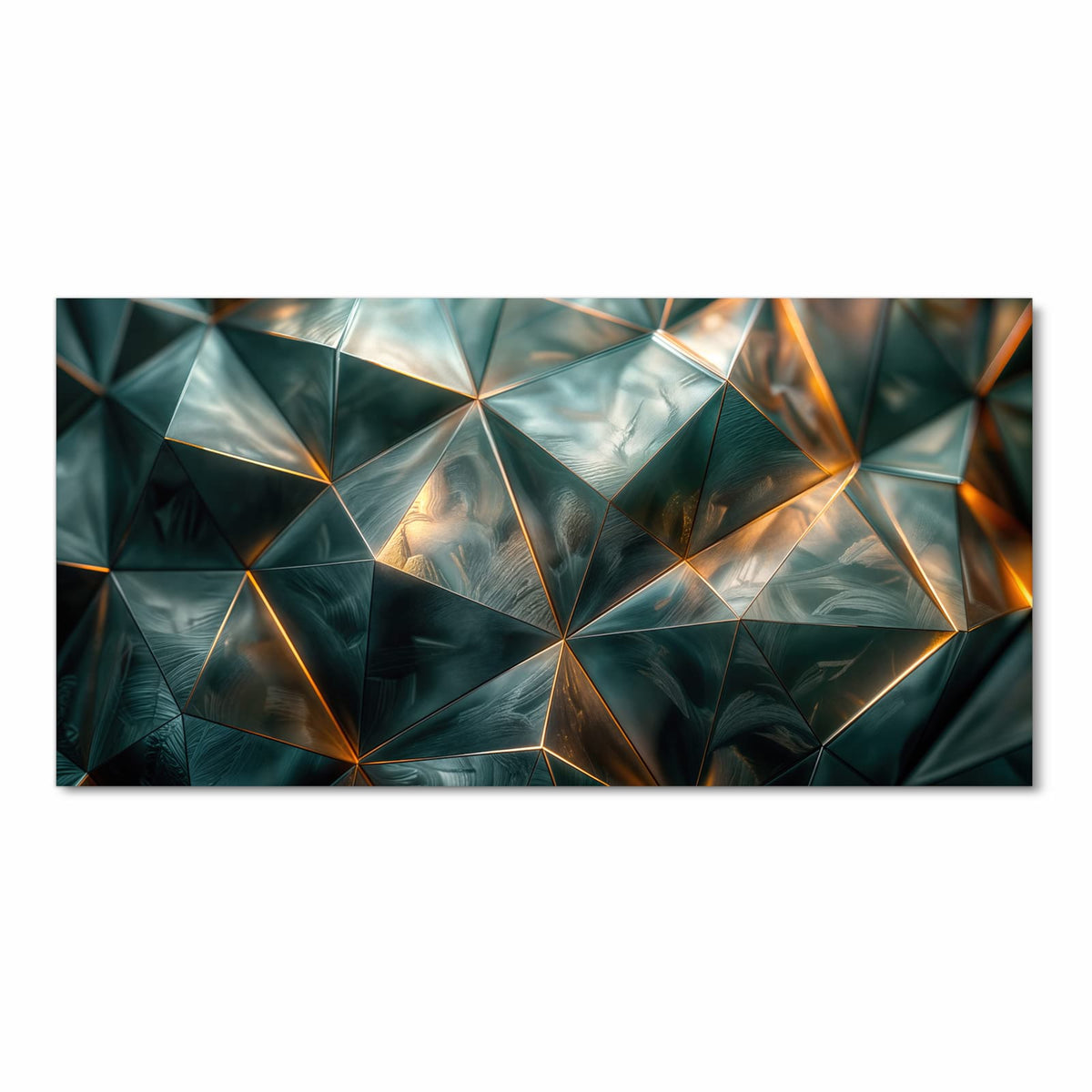 Abriebfester Küchenteppich mit Motiv Kunstvolle Geometrie in Frontansicht