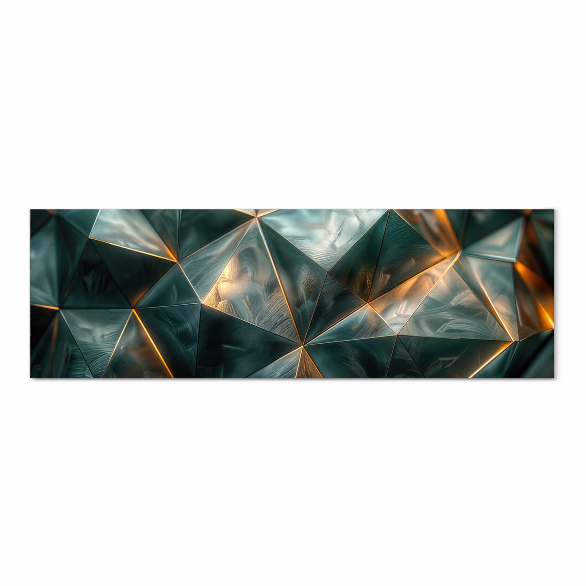 Langlebiger Küchenläufer mit Motiv Kunstvolle Geometrie in Frontansicht