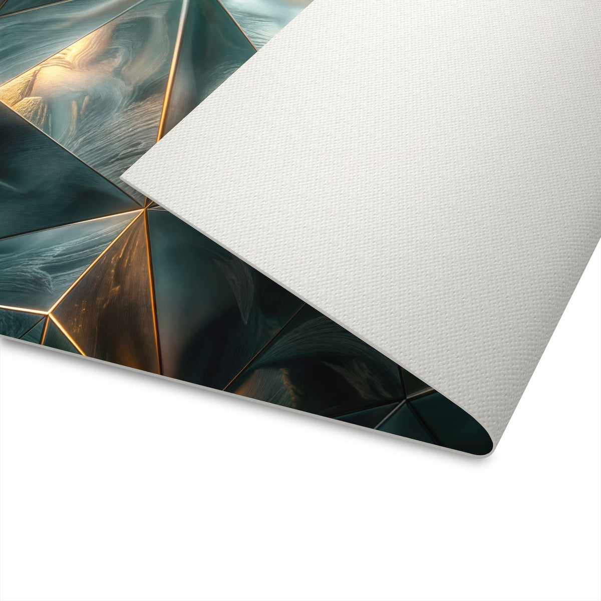Rutschfester Küchenläufer mit Motiv Kunstvolle Geometrie für Ordnung in der Küche