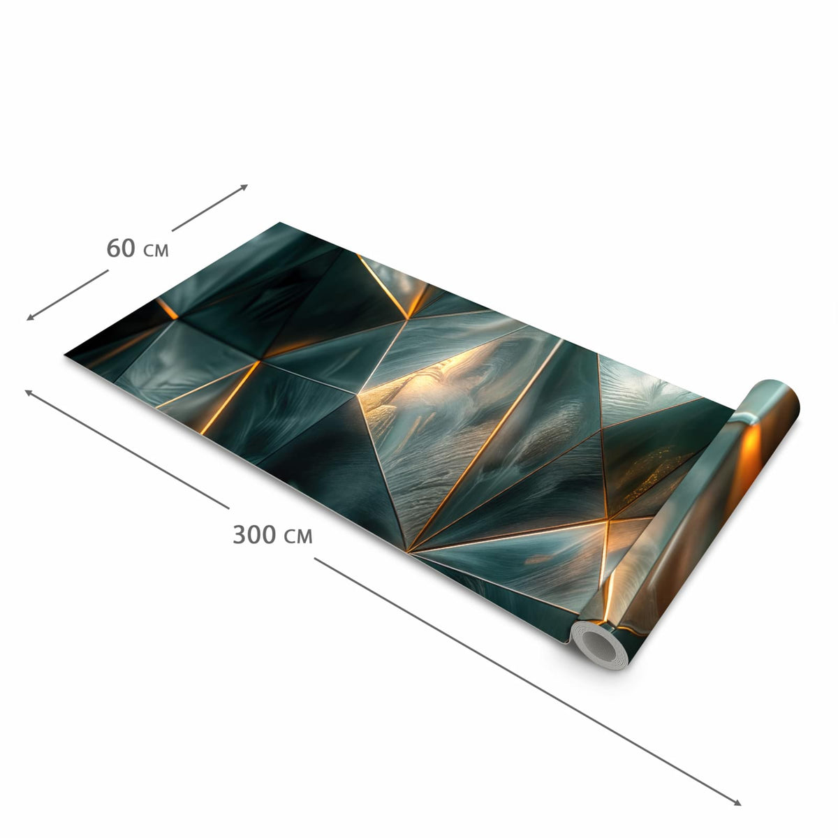 Komfortabler Teppich für Esszimmer mit Motiv Kunstvolle Geometrie in der Größe 90x240 cm