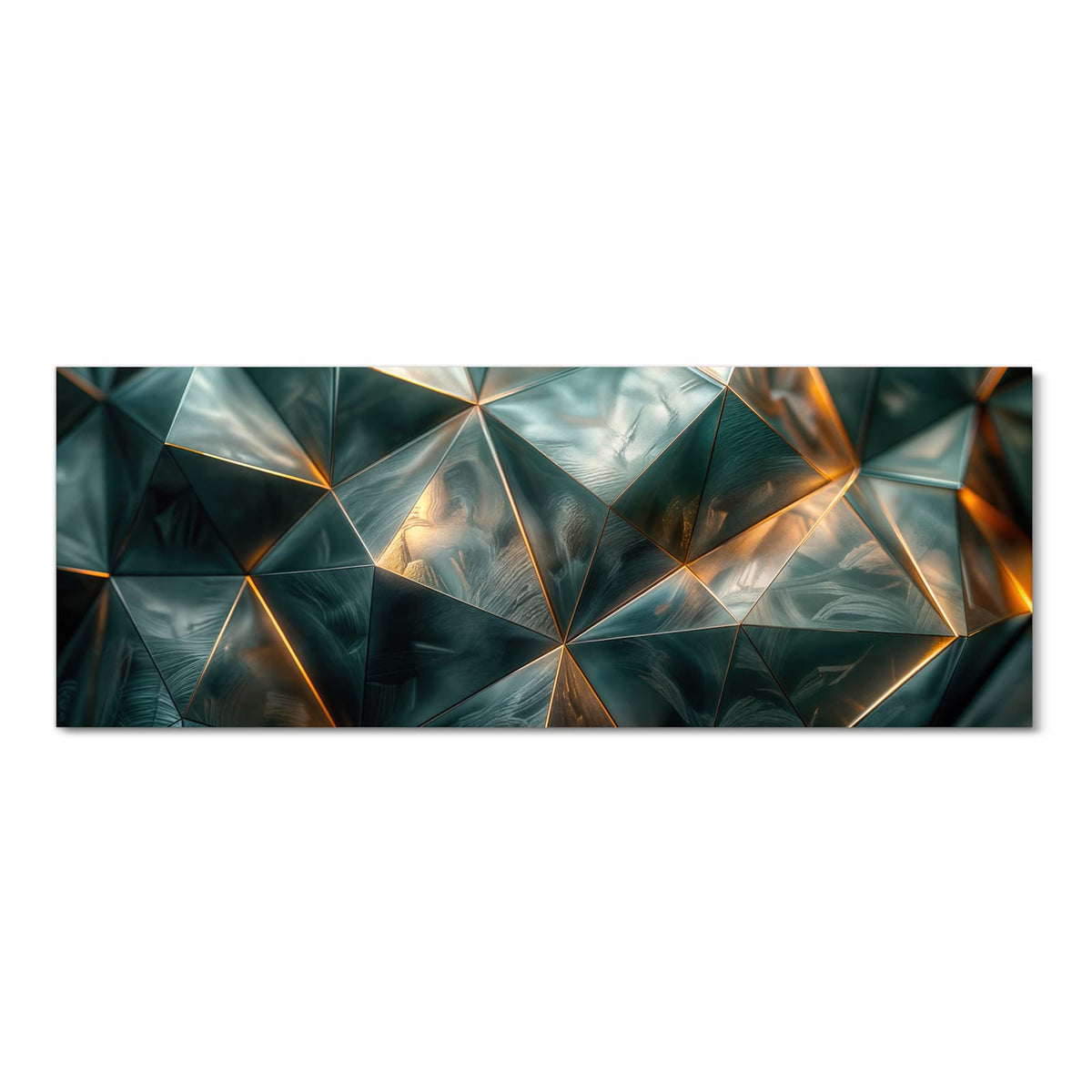Komfortabler waschbarer Küchenteppich mit Motiv Kunstvolle Geometrie in Frontansicht