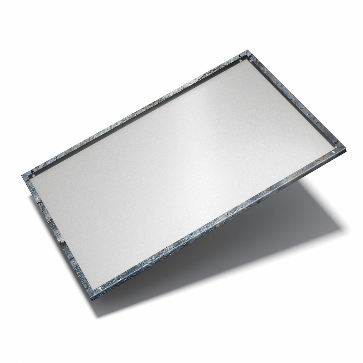 Nur 7 mm – liegt eng an der Wand – Metall Magnettafel - Rissiger Fels