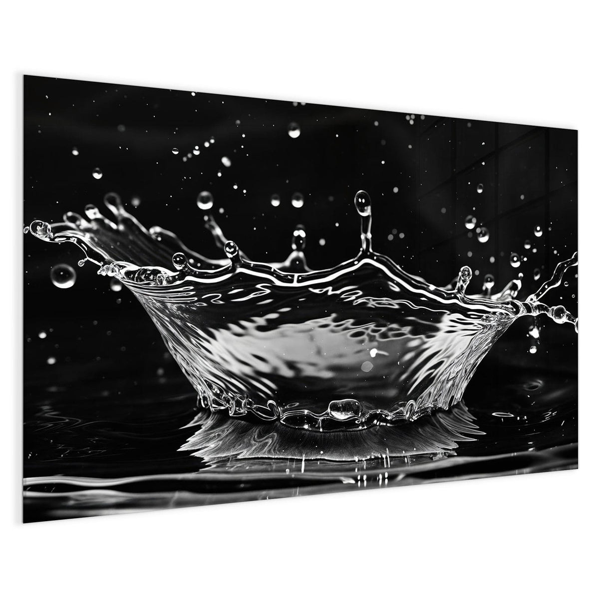 4 mm Glas statt lackiertem Blech – Magnettafel - Wasserkrone