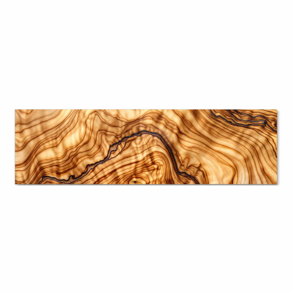 Küchenteppich mit Motiv Holzmuster in Frontansicht für optimalen Trittkomfort