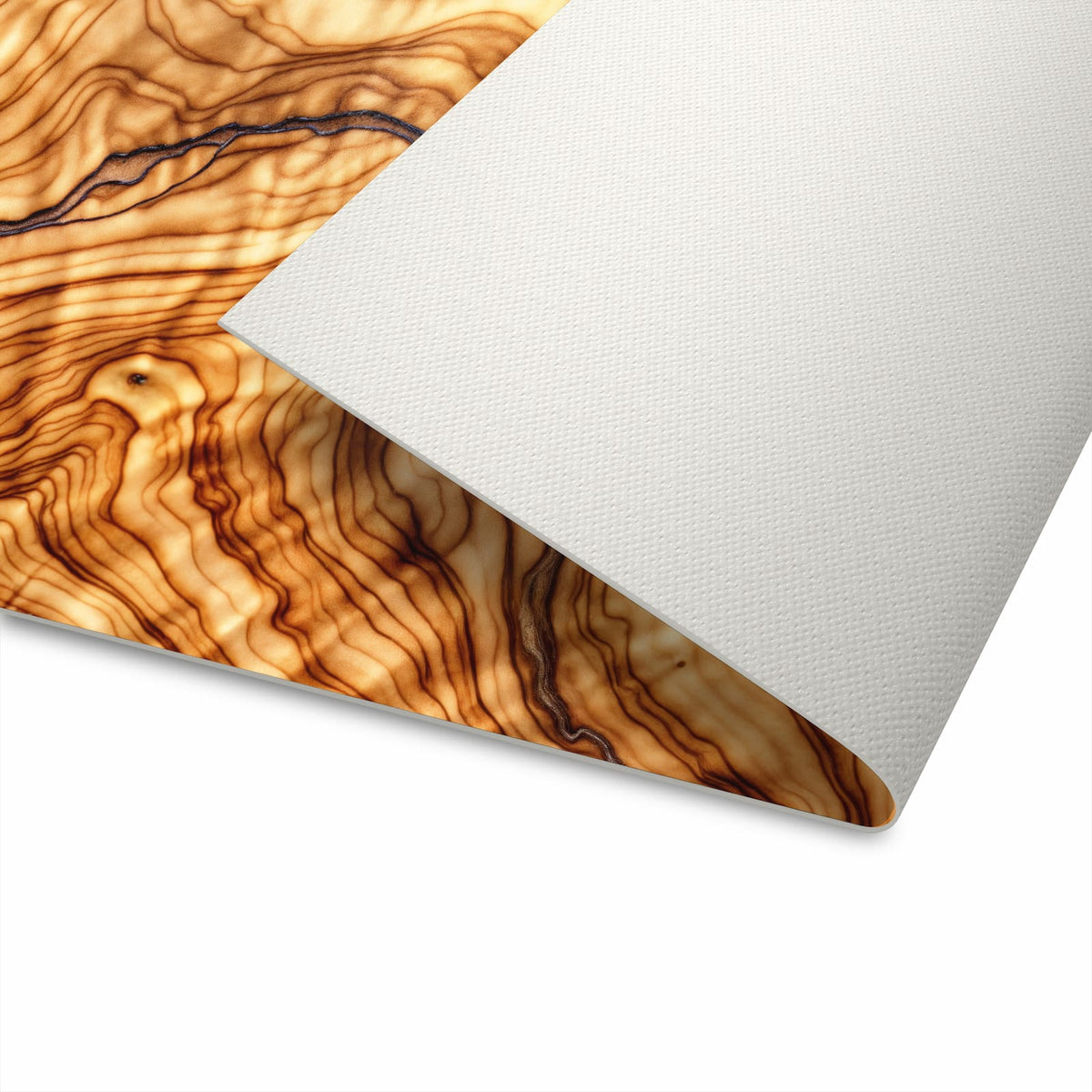 Geruchsneutraler Bodenläufer Teppich mit Motiv Holzmuster in der Unterseite