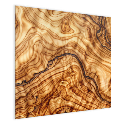 Magnettafel mit dem Motiv Olivenholz