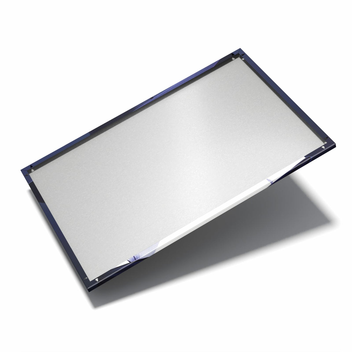 Nur 7 mm – liegt eng an der Wand – Metall Magnettafel - Dame mit dunklem Hut