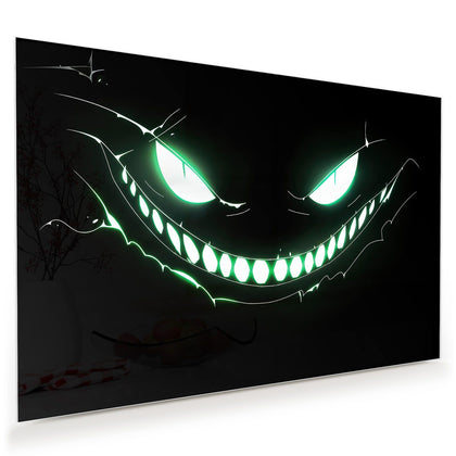 Wandbild mit dem Motiv Leuchtendes Grinsen