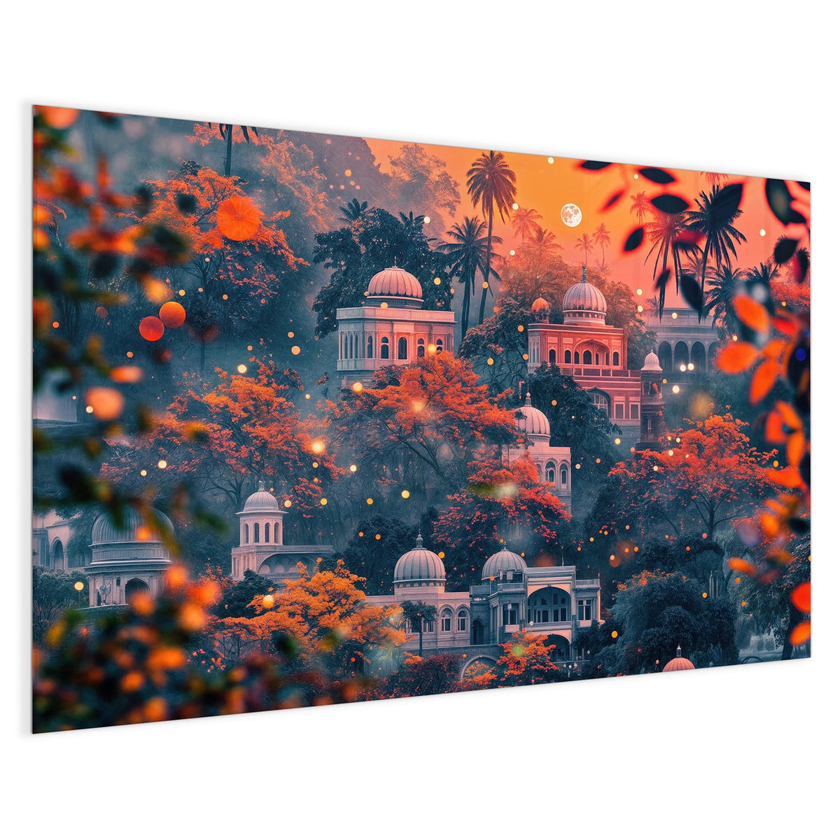 4 mm Glas statt lackiertem Blech – Magnettafel - Orientalischer Palast