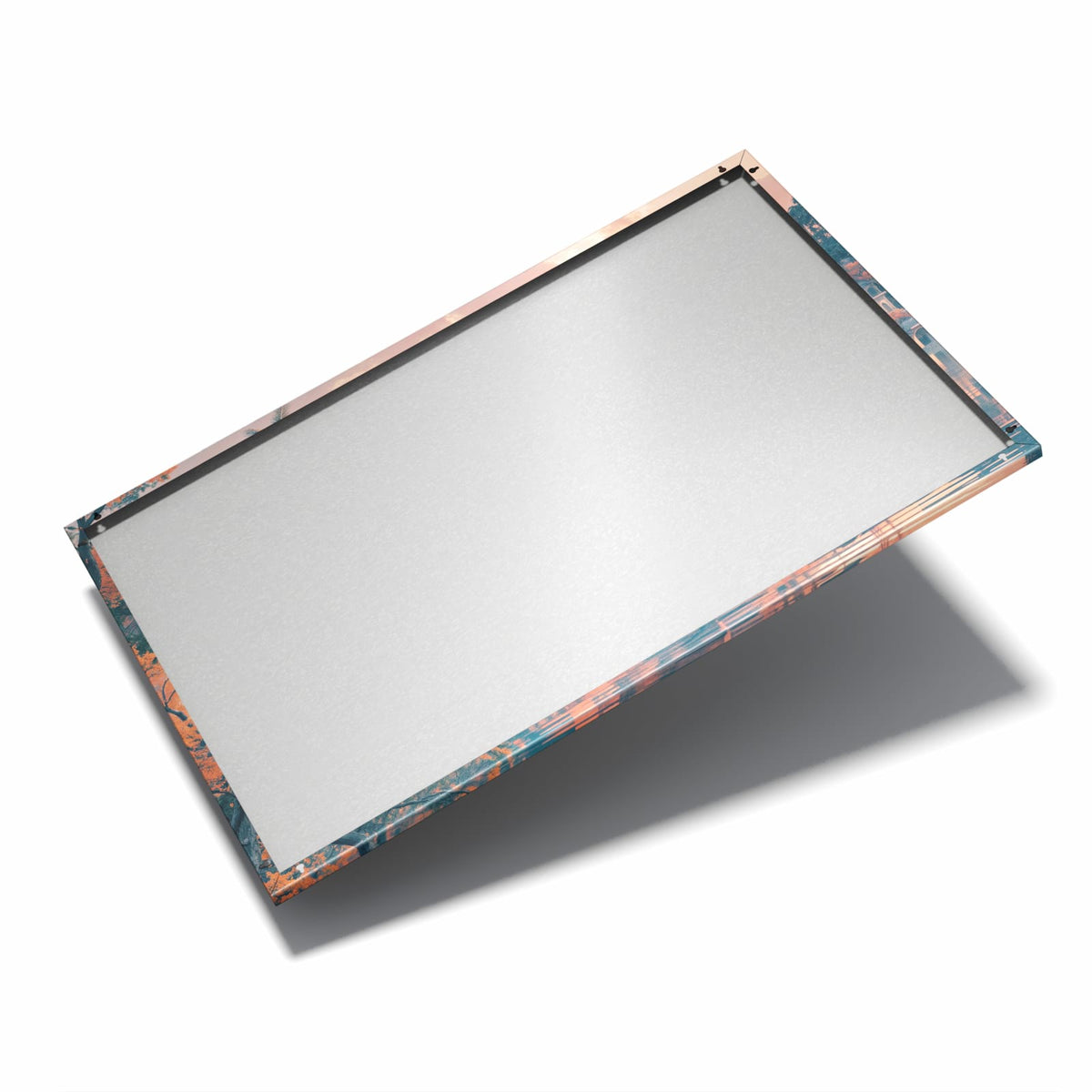 Nur 7 mm – liegt eng an der Wand – Metall Magnettafel - Palast im Abendlicht