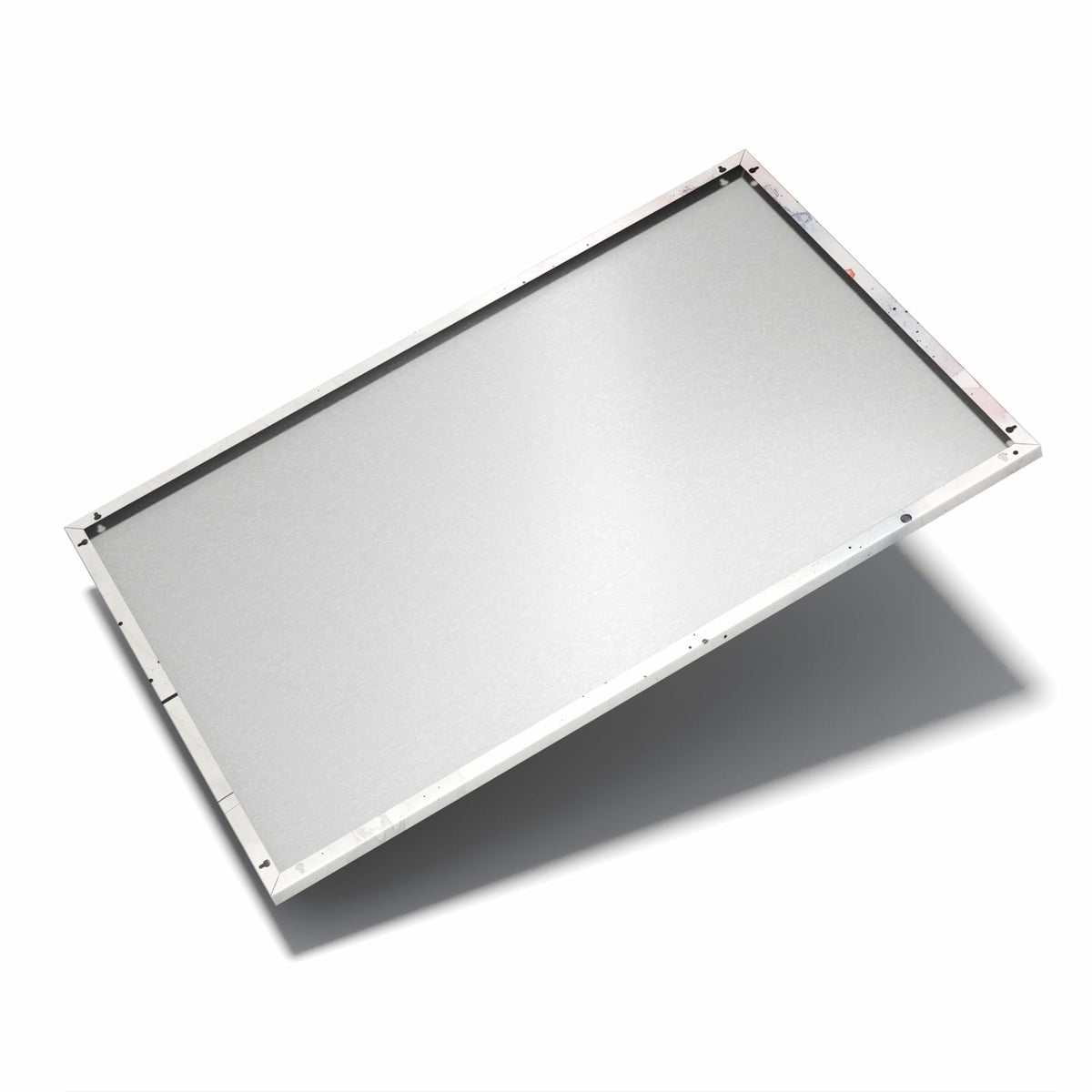 Nur 7 mm – liegt eng an der Wand – Metall Magnettafel - Abstrakte Blüte