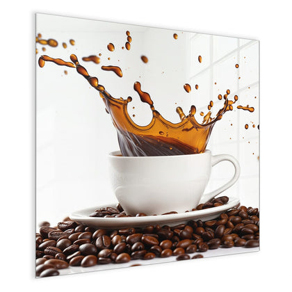 Magnettafel mit dem Motiv Kaffeespritzer