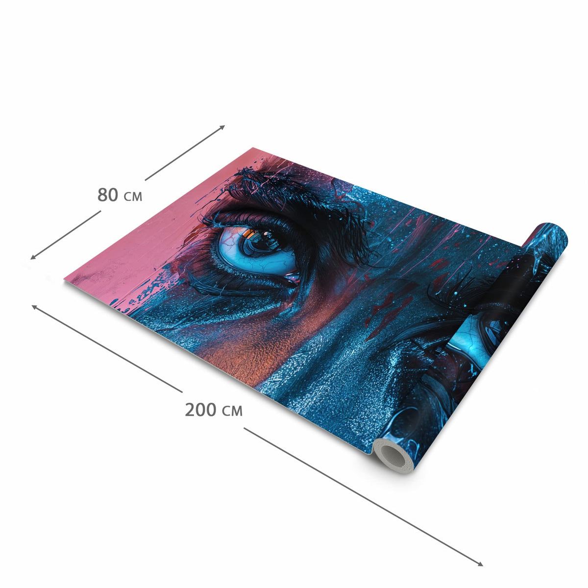 Moderner Küchenläufer mit Motiv Blick ins Unbekannte in der Grösse 60x300 cm - angenehme Haptik